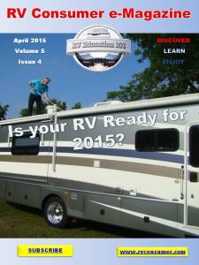 RV Consumer Magazine Cover April 2015